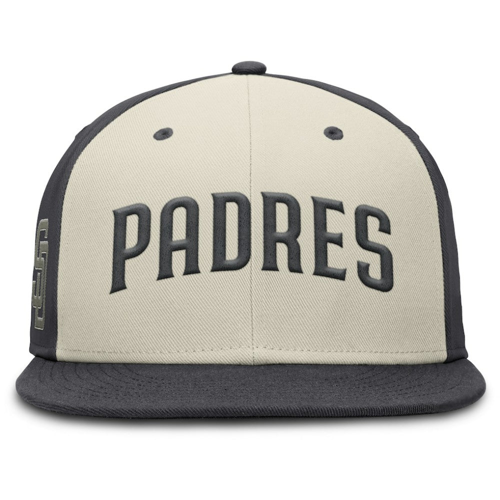 San Diego Padres Nike Dri-FIT True Fitted Hat - Cream - Nike on Sale
