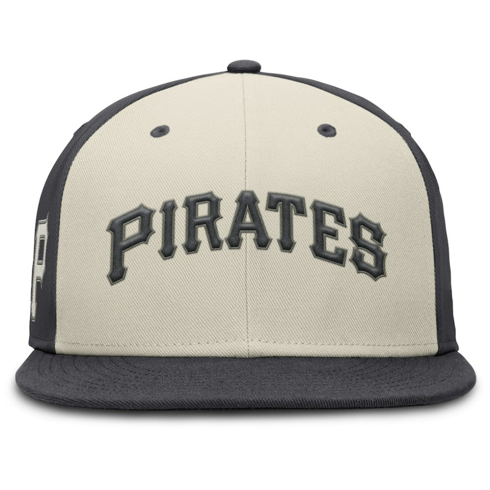 Pittsburgh Pirates Nike Dri-FIT True Fitted Hat - Cream - Nike on Sale