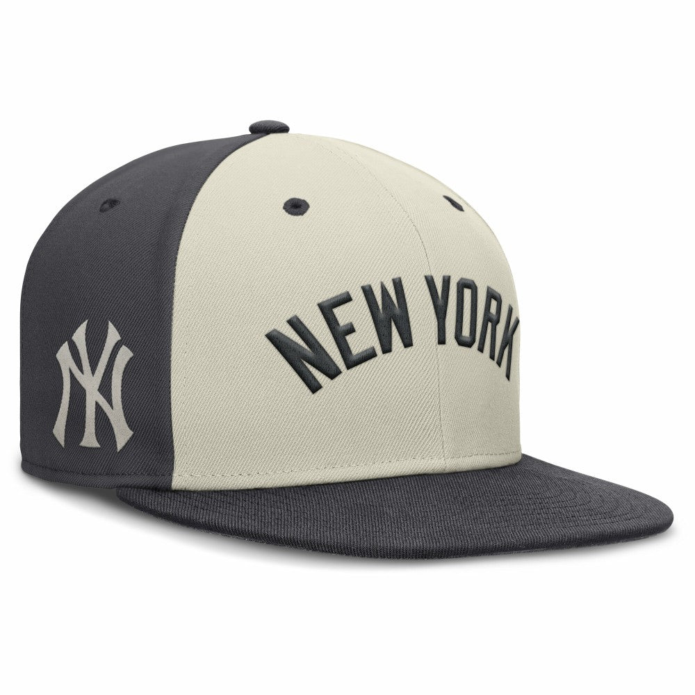New York Yankees Nike Dri-FIT True Fitted Hat - Cream - Nike on Sale