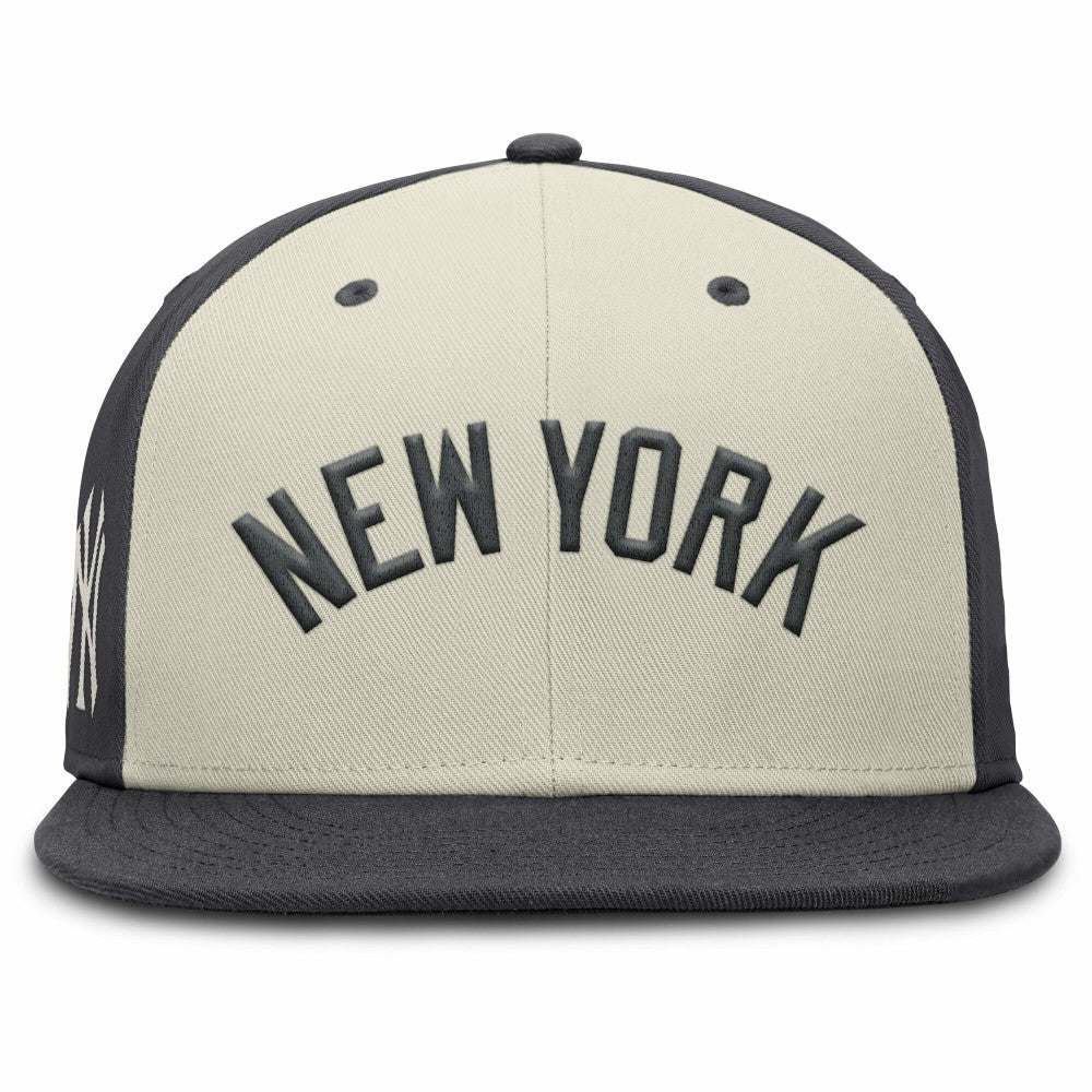 New York Yankees Nike Dri-FIT True Fitted Hat - Cream - Nike on Sale