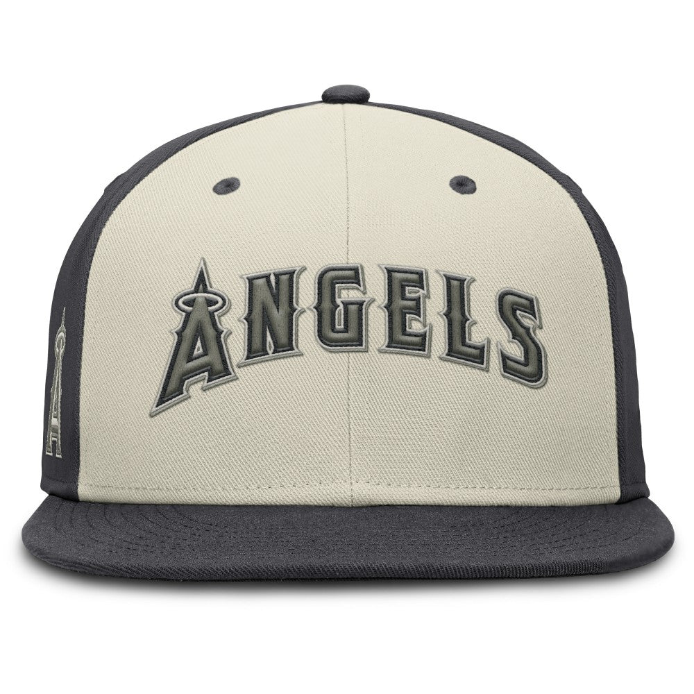 Los Angeles Angels Nike Dri-FIT True Fitted Hat - Cream - Nike Lifestyle