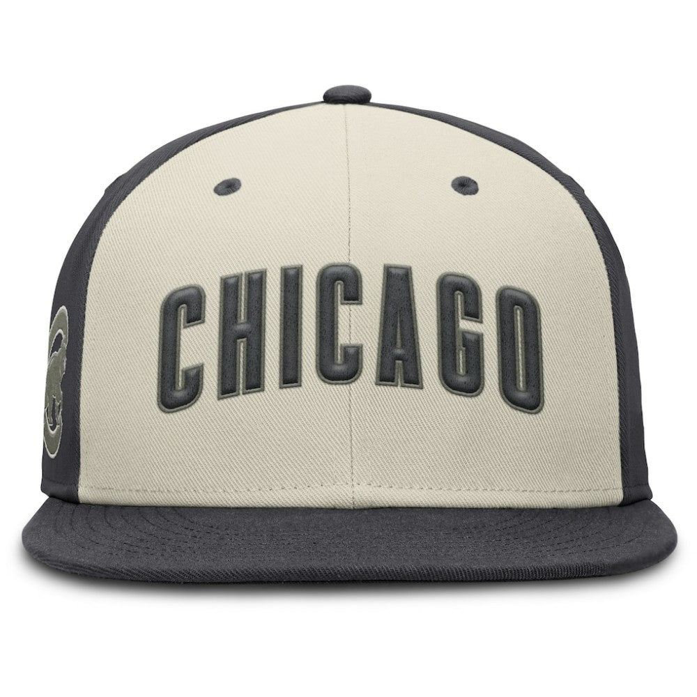 Chicago Cubs Nike Dri-FIT True Fitted Hat - Cream - Nike on Sale