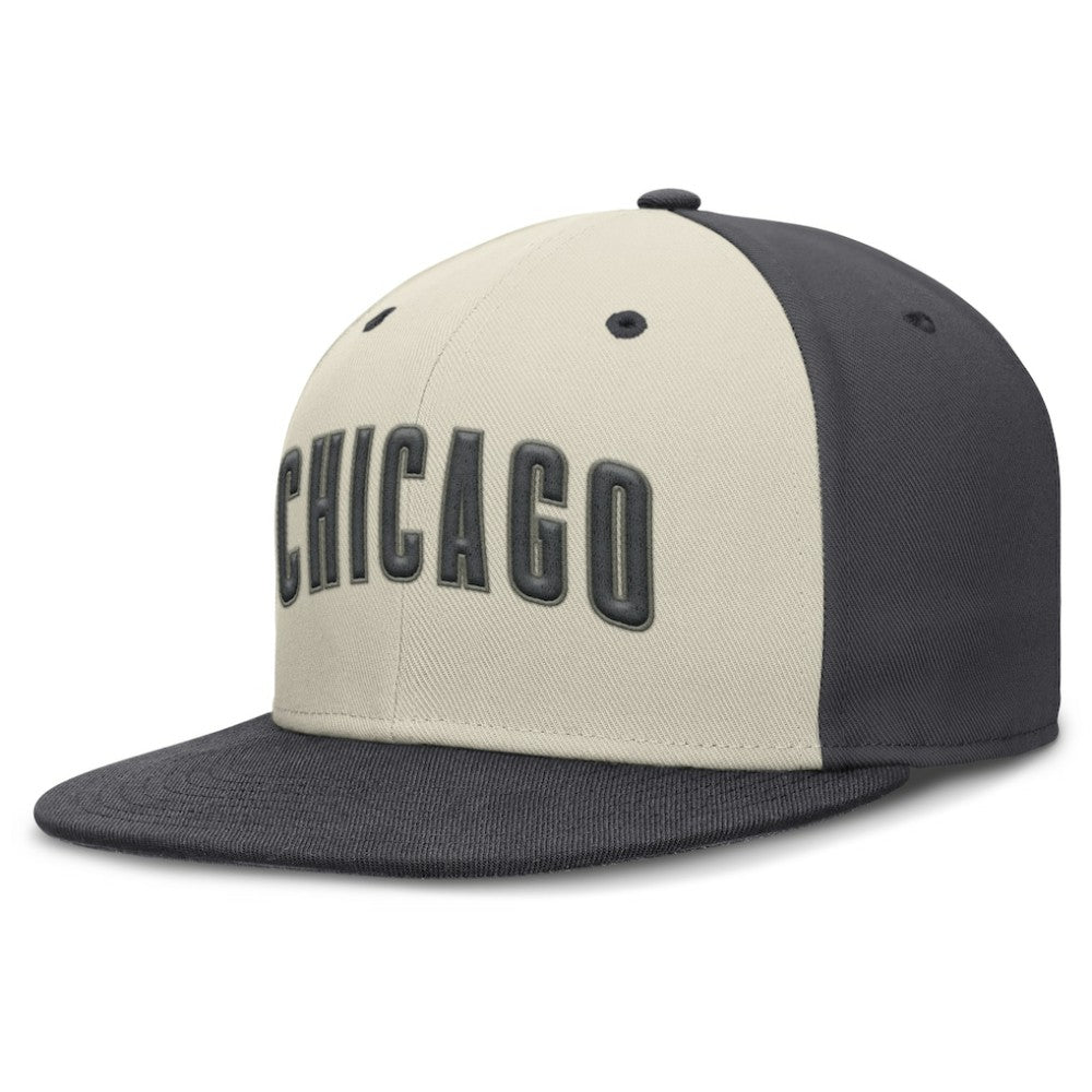 Chicago Cubs Nike Dri-FIT True Fitted Hat - Cream - Nike on Sale