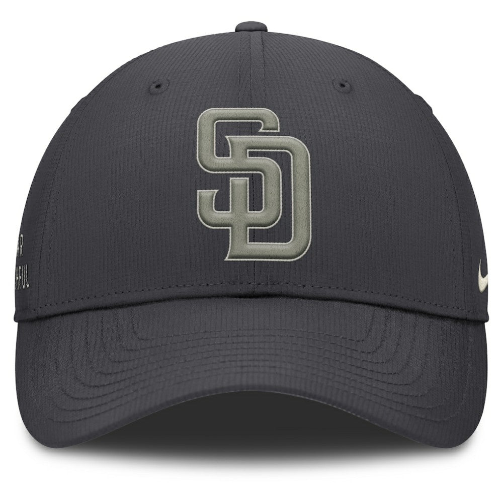 San Diego Padres Nike Club Dri-FIT Adjustable Hat - Anthracite - Nike Lifestyle