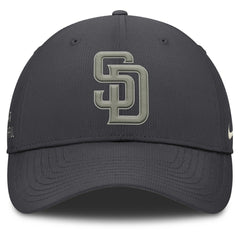 San Diego Padres Nike Club Dri-FIT Adjustable Hat - Anthracite - Nike Lifestyle