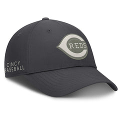 Cincinnati Reds Nike Club Dri-FIT Adjustable Hat - Anthracite - Nike Lifestyle