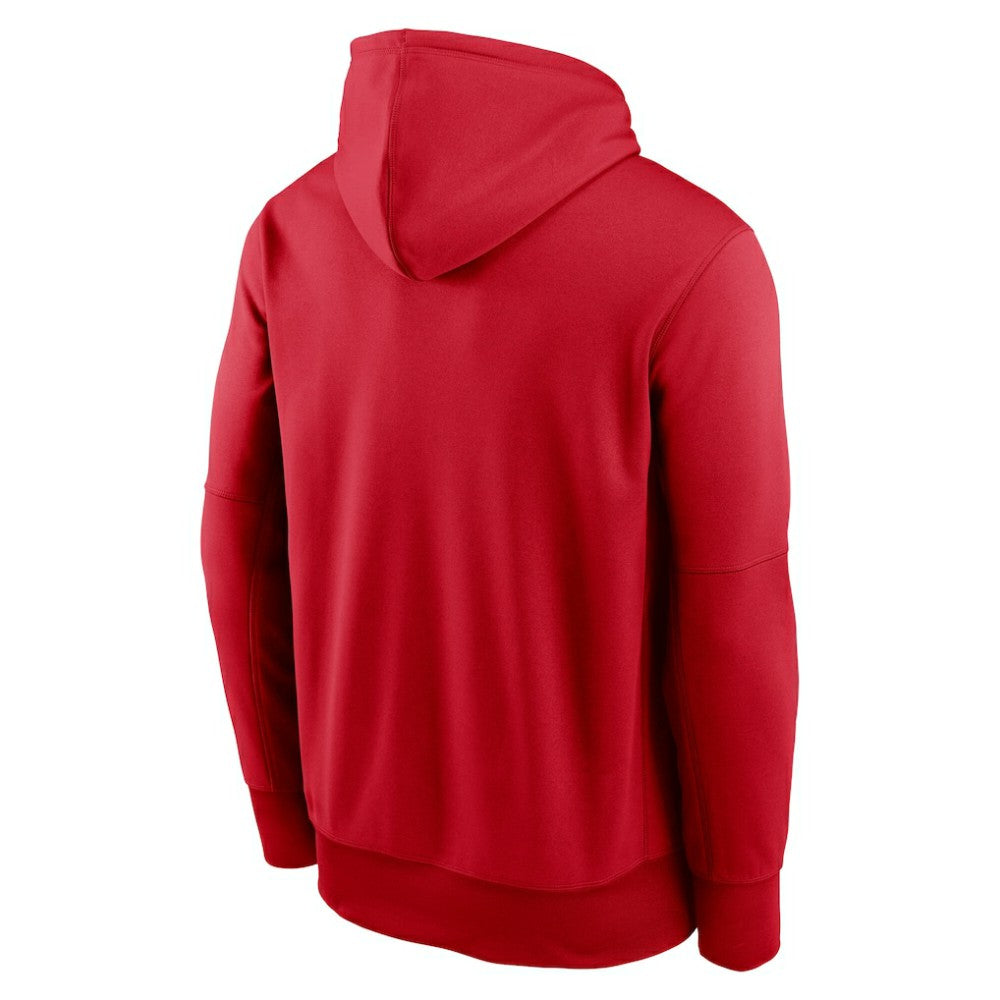 Philadelphia Phillies Nike 2025 MLB Postseason Authentic Collection Therma Fleece Hoodie - Red - Nike on Sale