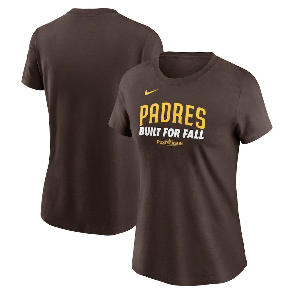San Diego Padres Nike Women's 2025 MLB Postseason Authentic Collection T-Shirt - Brown - Nike Online