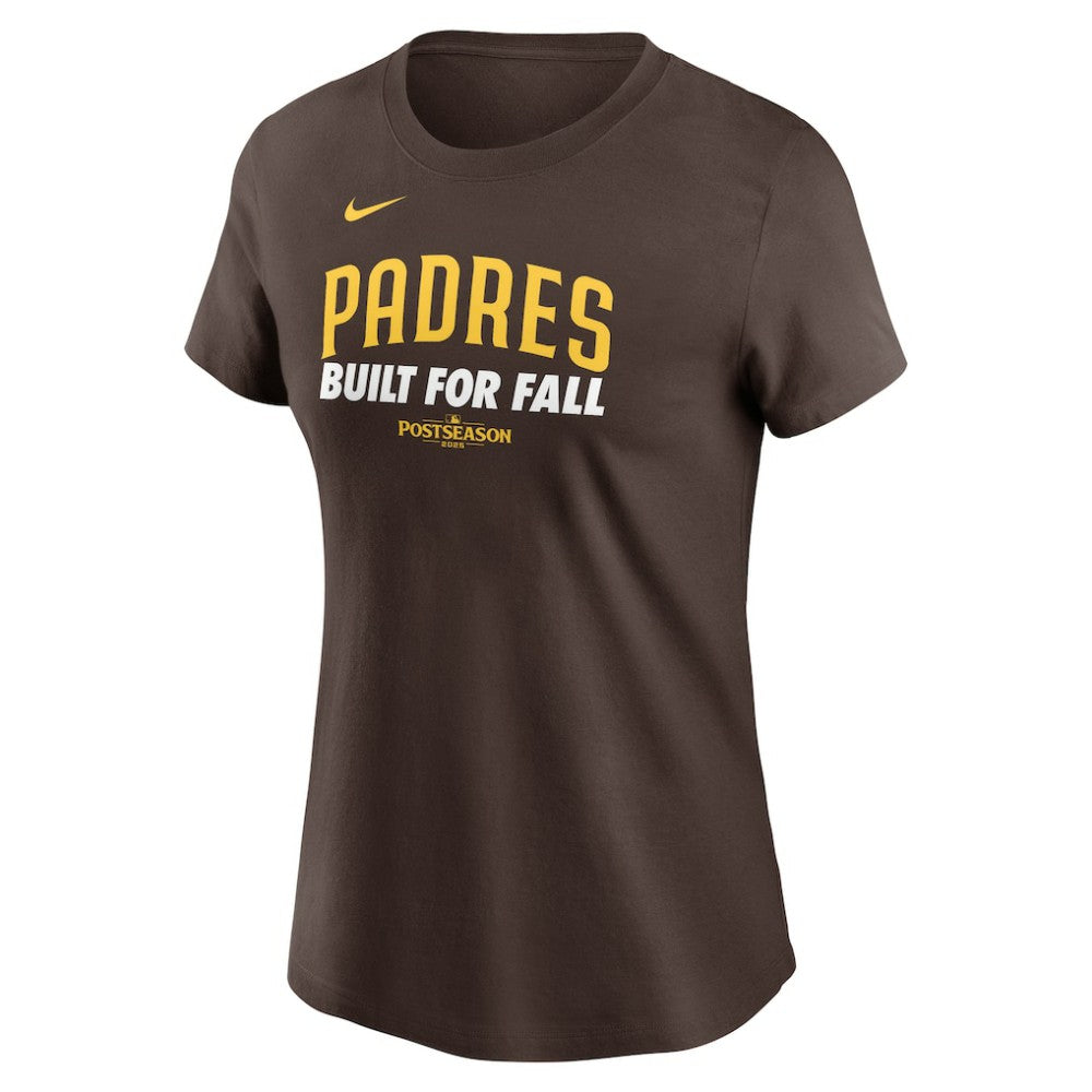 San Diego Padres Nike Women's 2025 MLB Postseason Authentic Collection T-Shirt - Brown - Nike Online