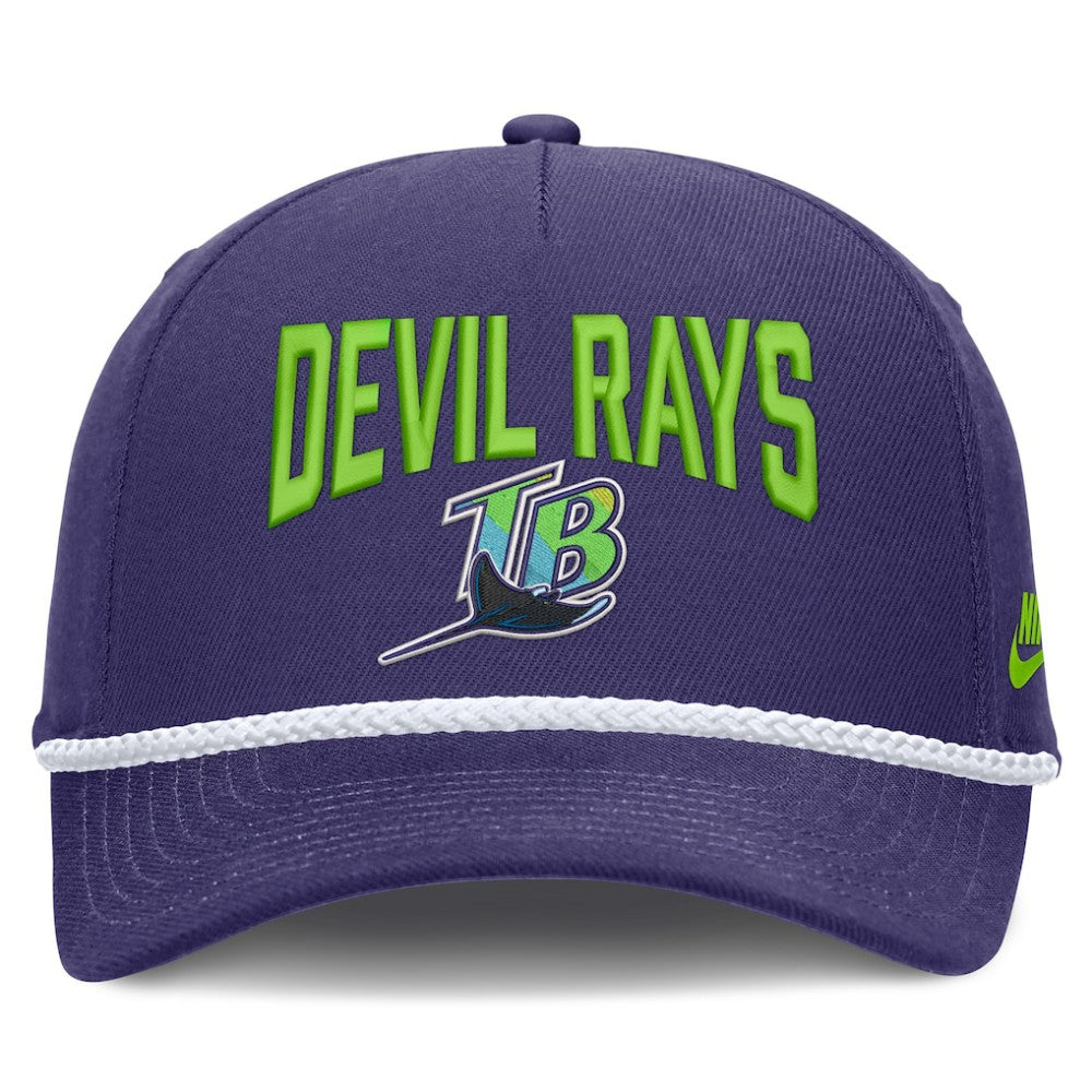 Tampa Bay Rays Nike Cooperstown Rise Adjustable Hat - Purple - Nike Discount