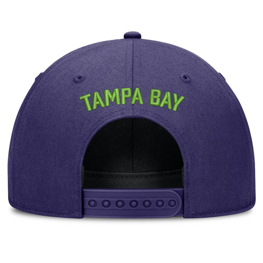Tampa Bay Rays Nike Cooperstown Rise Adjustable Hat - Purple - Nike Discount