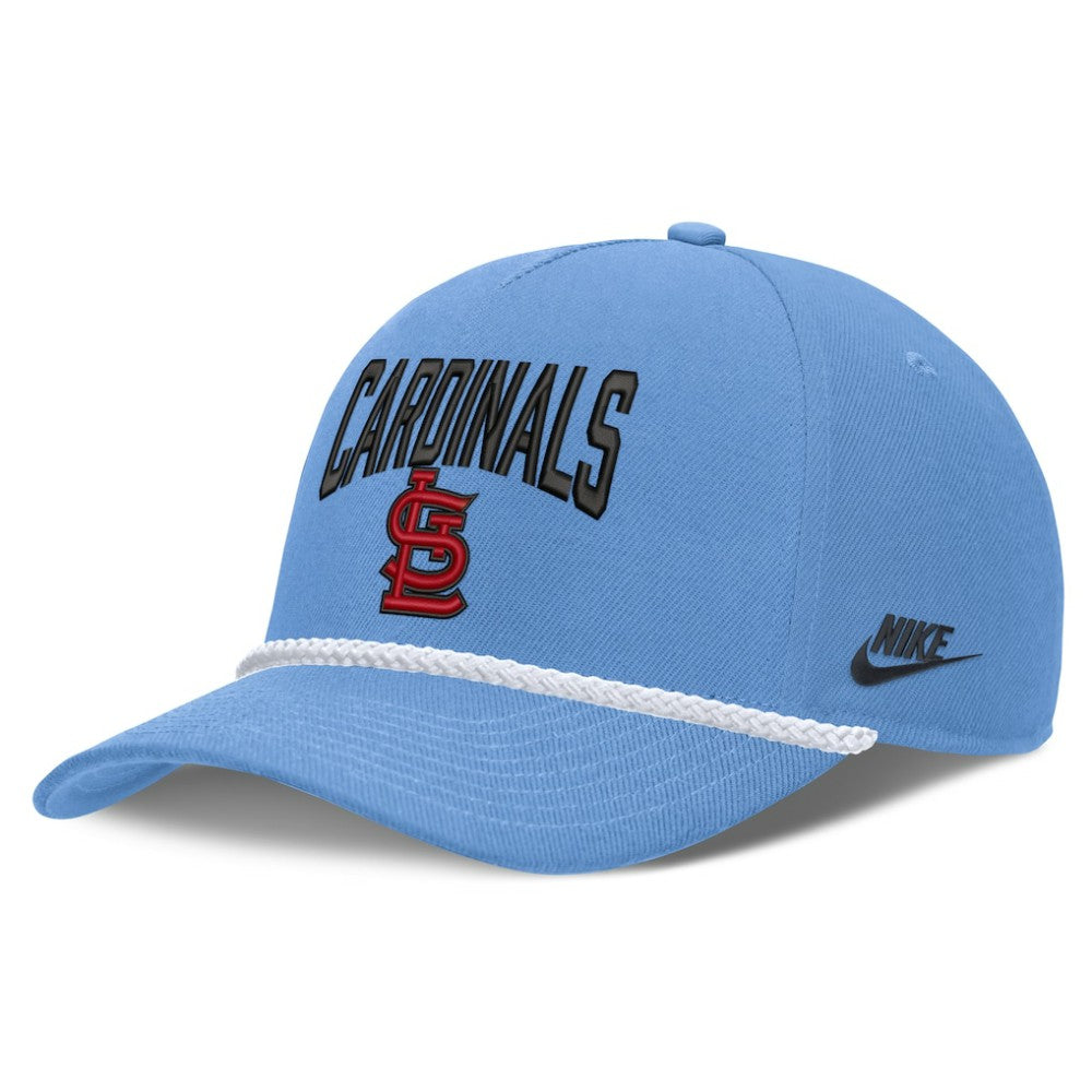 St. Louis Cardinals Nike Cooperstown Rise Adjustable Hat - Light Blue - Nike on Sale