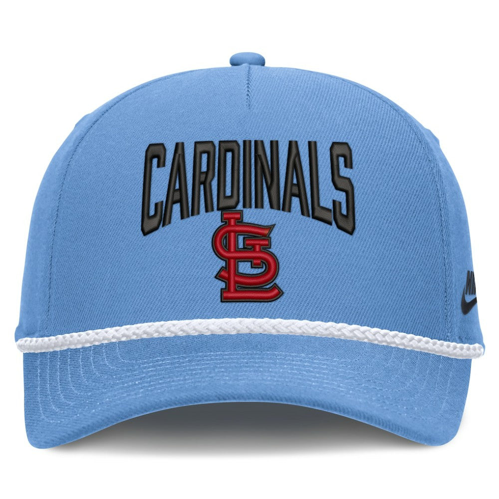 St. Louis Cardinals Nike Cooperstown Rise Adjustable Hat - Light Blue - Nike on Sale