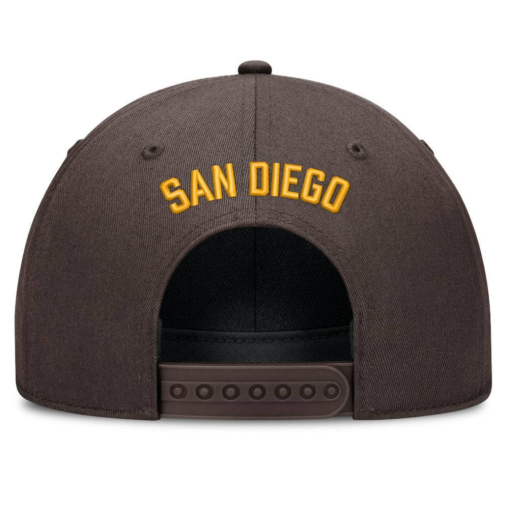 San Diego Padres Nike Cooperstown Rise Adjustable Hat - Brown - Nike Sale