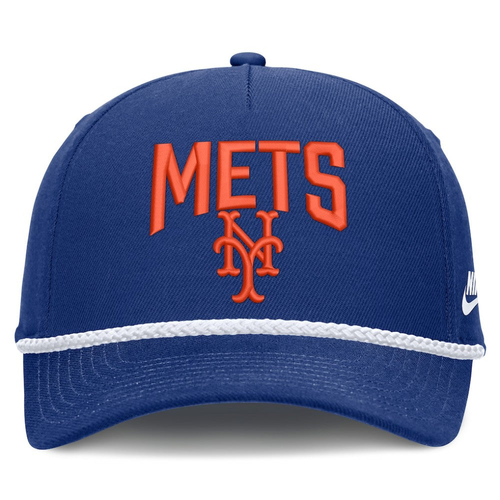 New York Mets Nike Cooperstown Rise Adjustable Hat - Royal - Nike Discount