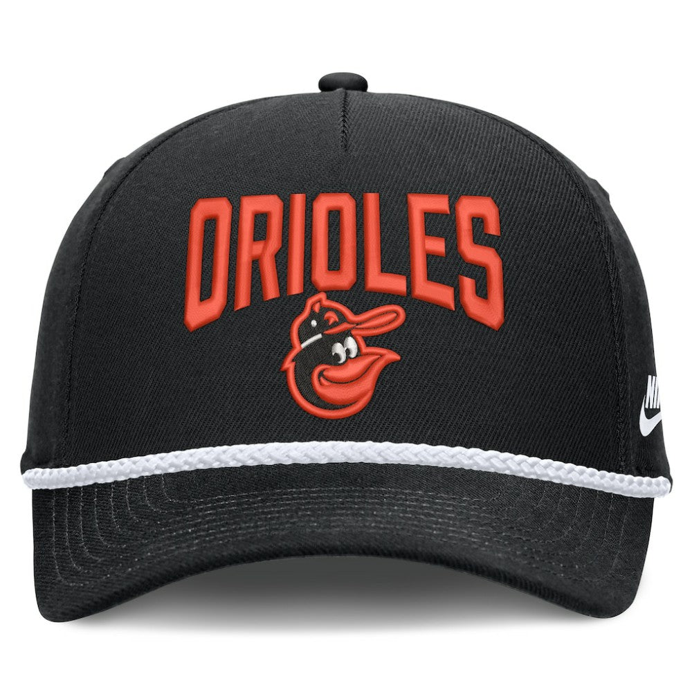 Baltimore Orioles Nike Cooperstown Rise Adjustable Hat - Black - Nike Sale