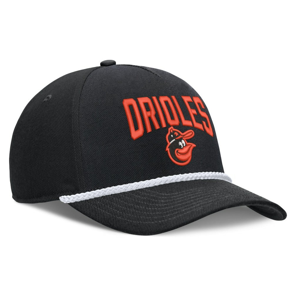Baltimore Orioles Nike Cooperstown Rise Adjustable Hat - Black - Nike Sale