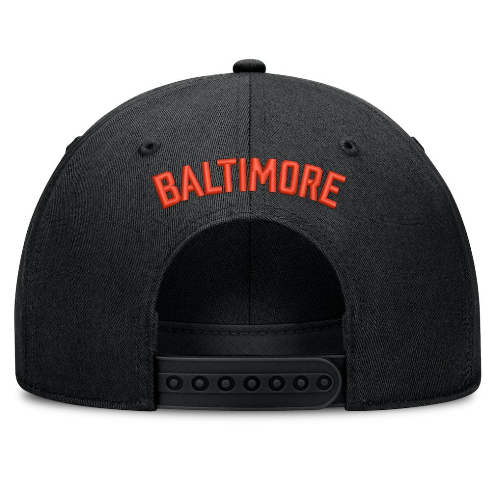 Baltimore Orioles Nike Cooperstown Rise Adjustable Hat - Black - Nike Sale