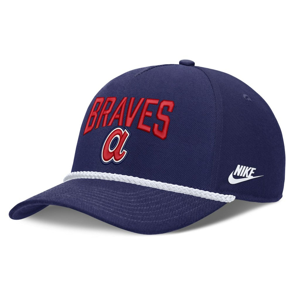 Atlanta Braves Nike Cooperstown Rise Adjustable Hat - Royal - Nike Sale