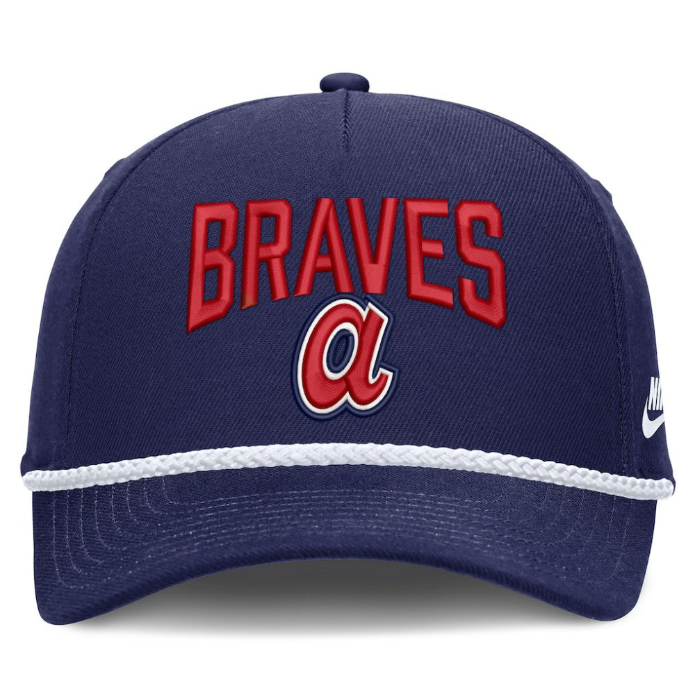 Atlanta Braves Nike Cooperstown Rise Adjustable Hat - Royal - Nike Sale