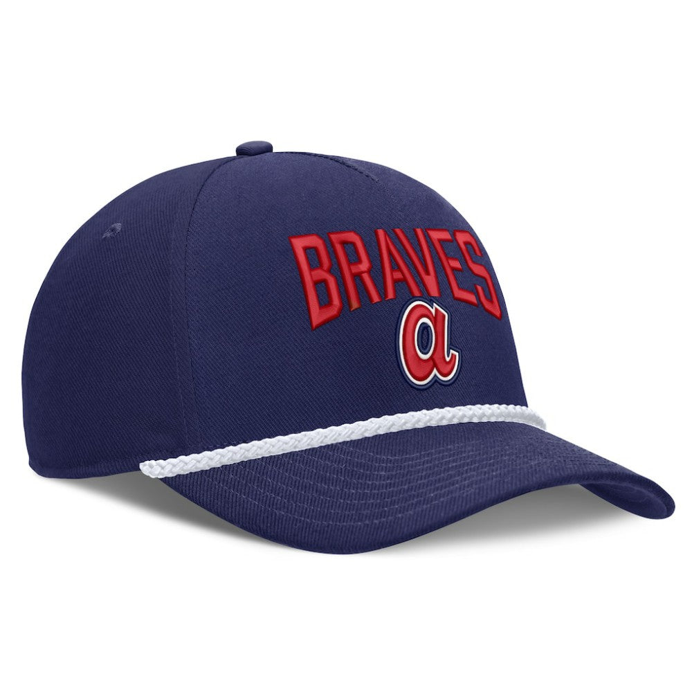 Atlanta Braves Nike Cooperstown Rise Adjustable Hat - Royal - Nike Sale