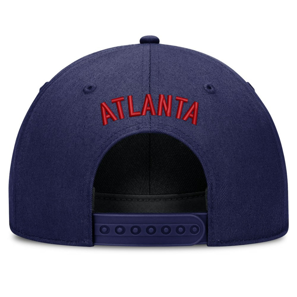 Atlanta Braves Nike Cooperstown Rise Adjustable Hat - Royal - Nike Sale