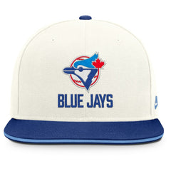 Toronto Blue Jays Nike Cooperstown Pro Dri-FIT Snapback Hat - Cream/Royal - Nike Discount