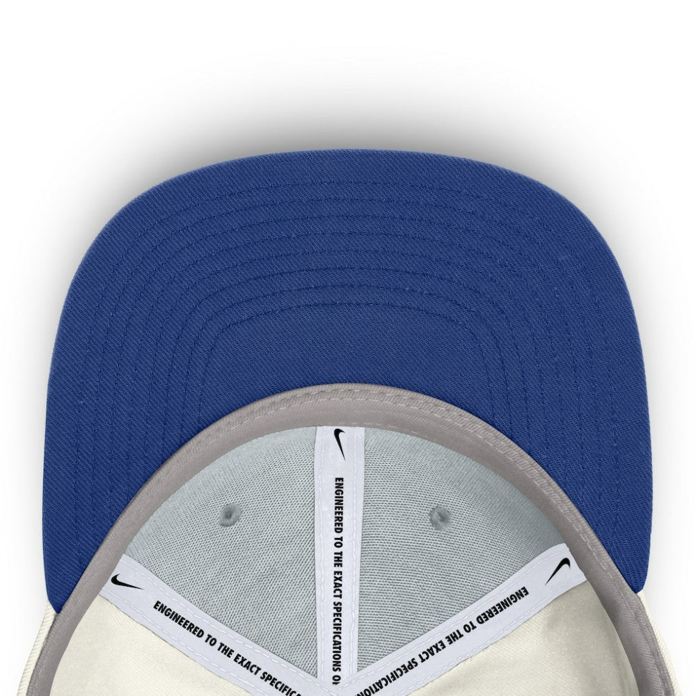 Toronto Blue Jays Nike Cooperstown Pro Dri-FIT Snapback Hat - Cream/Royal - Nike Discount