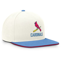 St. Louis Cardinals Nike Cooperstown Pro Dri-FIT Snapback Hat - Cream/Light Blue - Nike on Sale