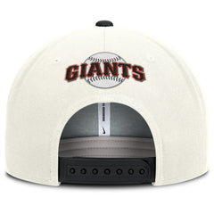 San Francisco Giants Nike Cooperstown Pro Dri-FIT Snapback Hat - Cream/Black - Nike on Sale