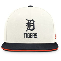 Detroit Tigers Nike Cooperstown Pro Dri-FIT Snapback Hat - Cream/Navy - Nike Lifestyle