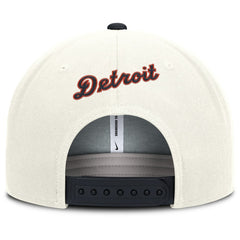 Detroit Tigers Nike Cooperstown Pro Dri-FIT Snapback Hat - Cream/Navy - Nike Lifestyle