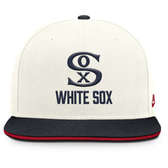 Chicago White Sox Nike Cooperstown Pro Dri-FIT Snapback Hat - Cream/Navy - Nike Discount