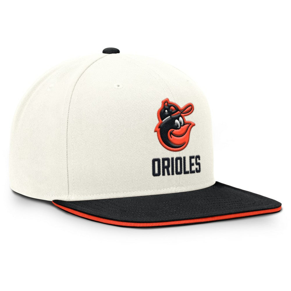 Baltimore Orioles Nike Cooperstown Pro Dri-FIT Snapback Hat - Cream/Black - Nike Online