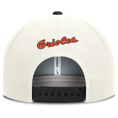 Baltimore Orioles Nike Cooperstown Pro Dri-FIT Snapback Hat - Cream/Black - Nike Online