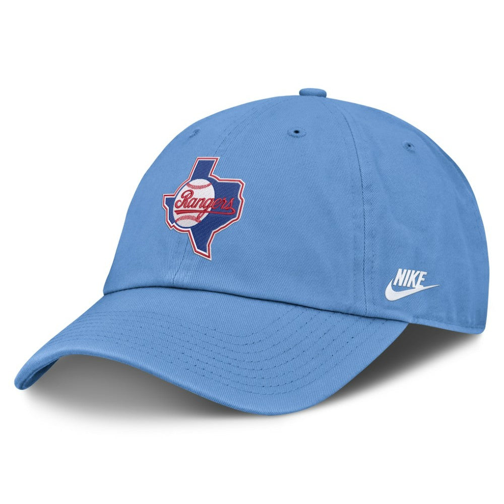 Texas Rangers Nike Cooperstown Club Adjustable Hat - Light Blue - Nike Lifestyle