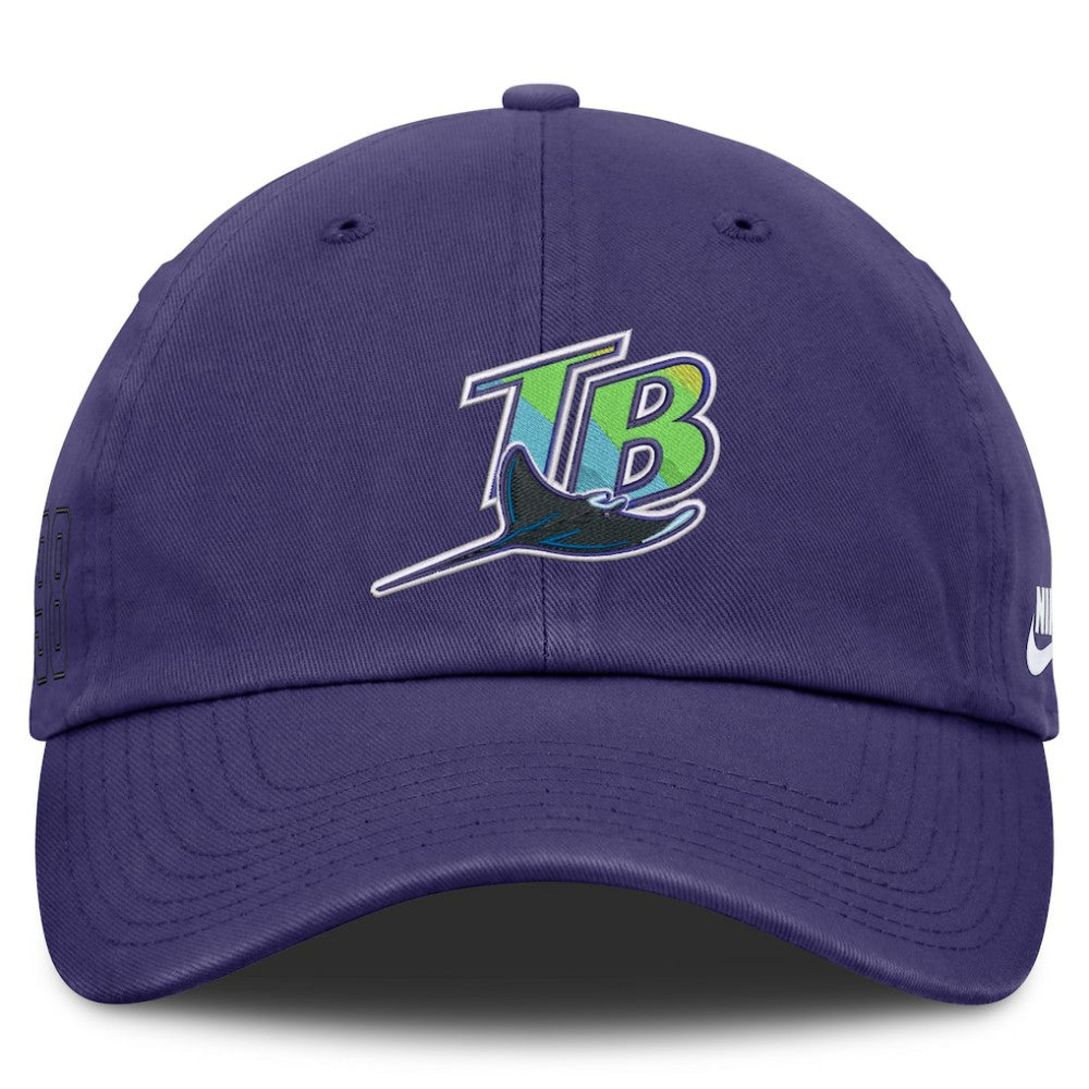 Tampa Bay Rays Nike Cooperstown Club Adjustable Hat - Purple - Nike Lifestyle