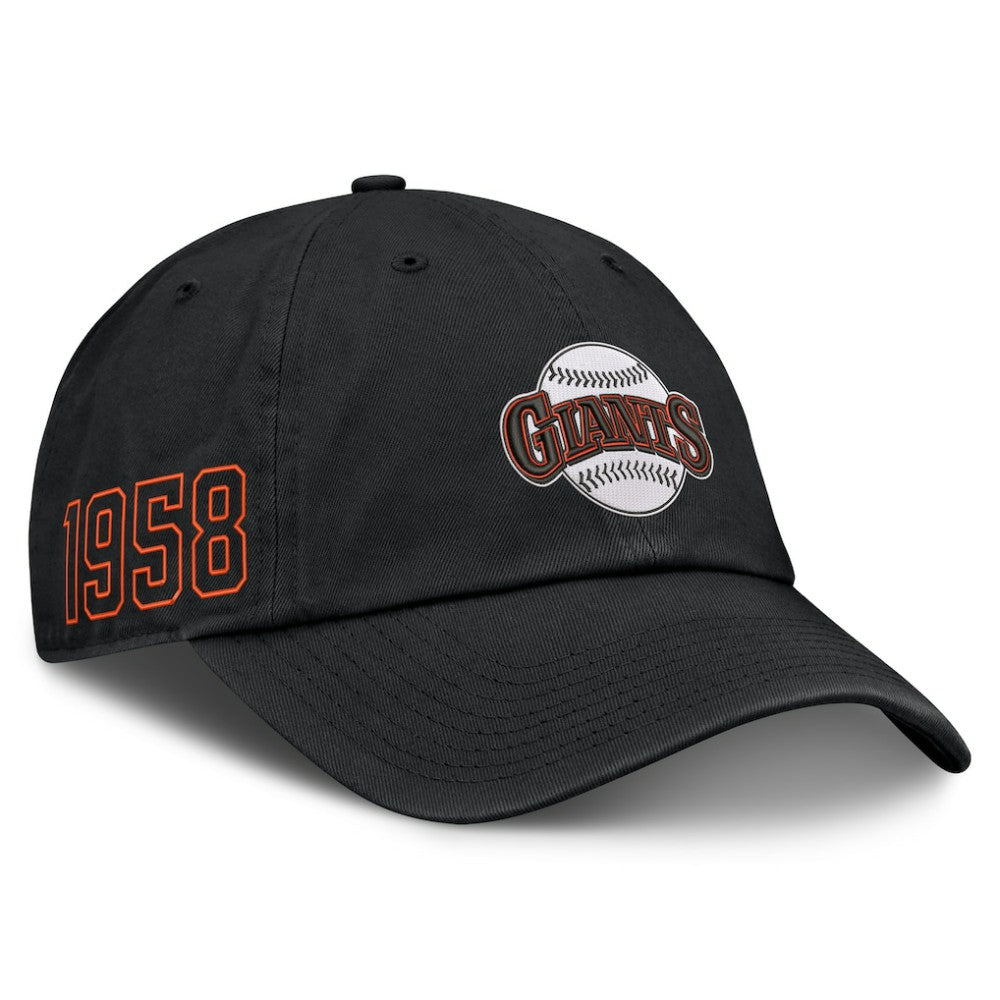 San Francisco Giants Nike Cooperstown Club Adjustable Hat - Black - Nike Discount