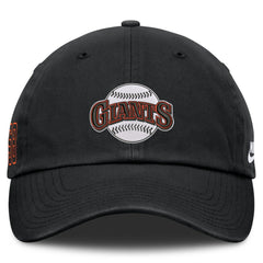 San Francisco Giants Nike Cooperstown Club Adjustable Hat - Black - Nike Discount