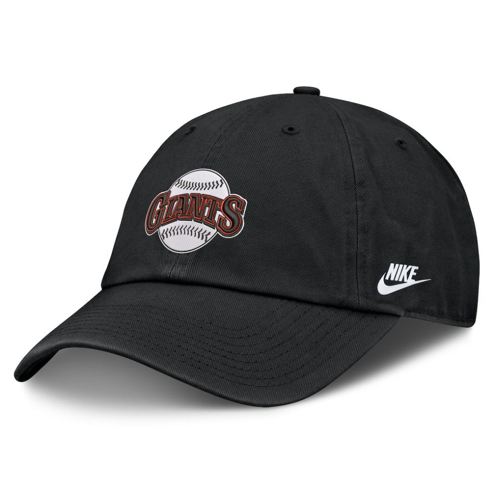 San Francisco Giants Nike Cooperstown Club Adjustable Hat - Black - Nike Discount