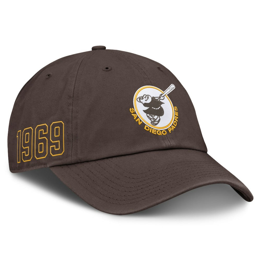 San Diego Padres Nike Cooperstown Club Adjustable Hat - Brown - Nike Lifestyle
