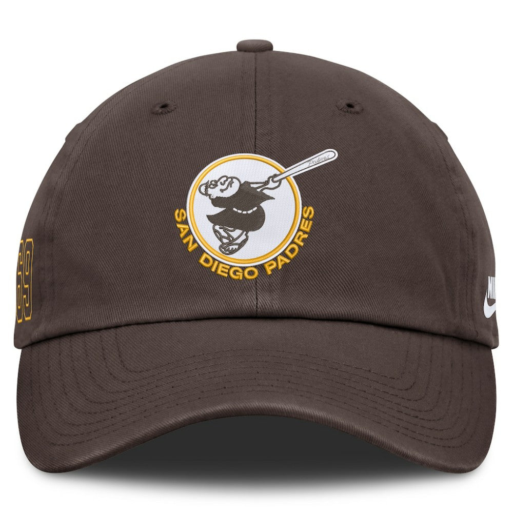San Diego Padres Nike Cooperstown Club Adjustable Hat - Brown - Nike Lifestyle