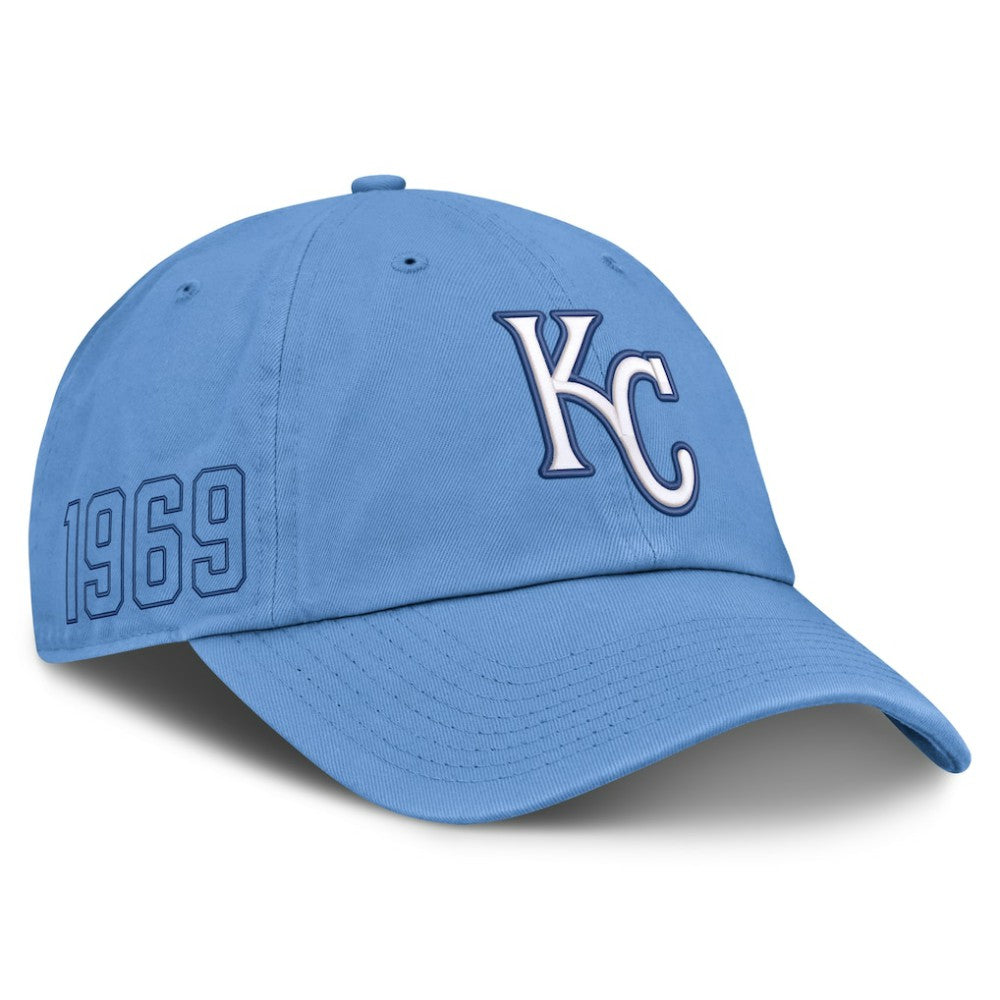 Kansas City Royals Nike Cooperstown Club Adjustable Hat - Light Blue - Nike on Sale