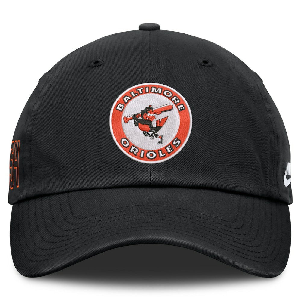 Baltimore Orioles Nike Cooperstown Club Adjustable Hat - Black - Nike Discount