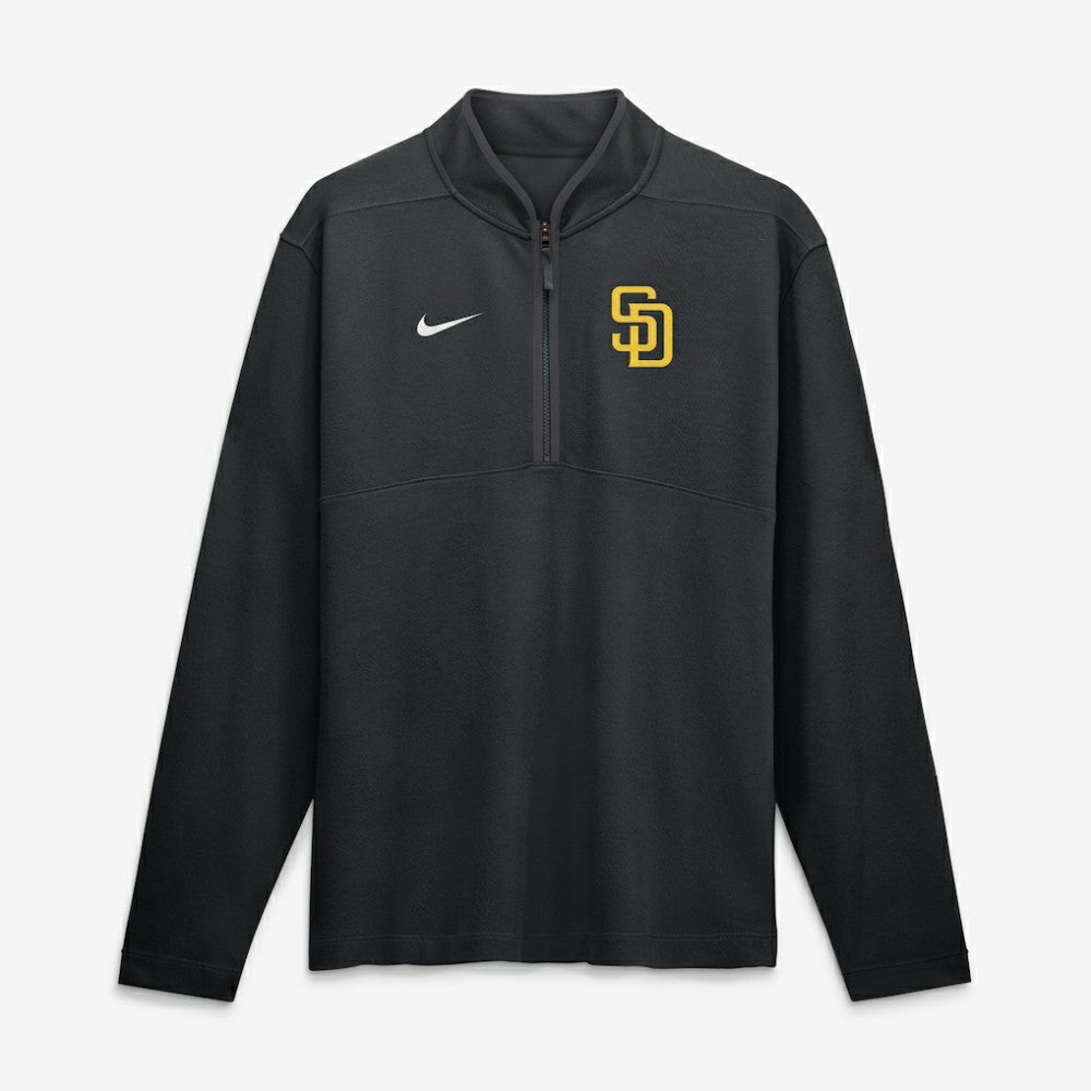 San Diego Padres Nike Dri-FIT Victory Half-Zip Pullover - Black - Nike Discount