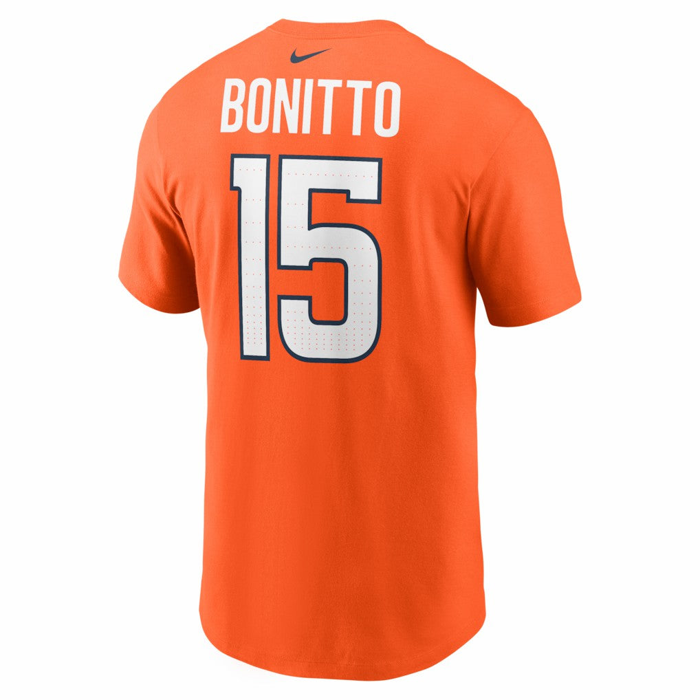 Nike Nik Bonitto Denver Broncos Player Name & Number T-Shirt Orange