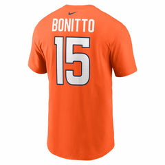 Nike Nik Bonitto Denver Broncos Player Name & Number T-Shirt Orange