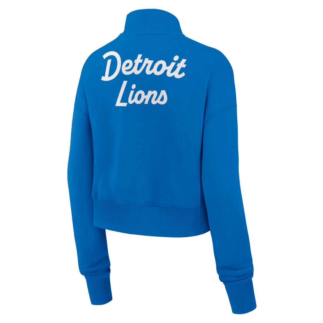 Nike Detroit Lions Women's Phoenix Fleece Quarter-Zip Sweatshirt Blue