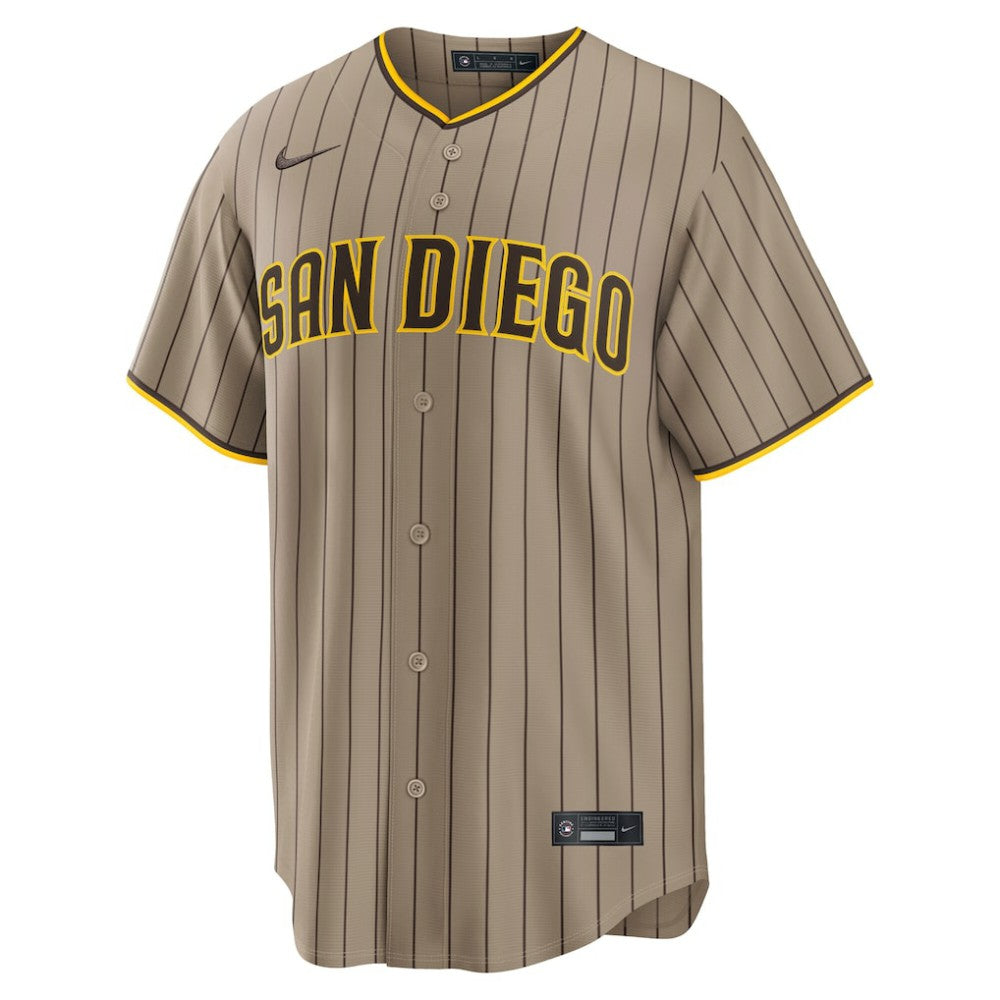 San Diego Padres Nike Alternate Replica Jersey - Sand - Nike on Sale
