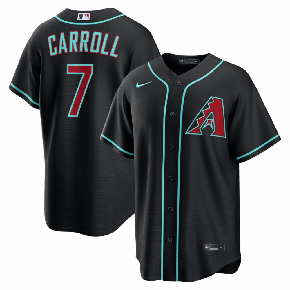 Corbin Carroll Arizona Diamondbacks Nike Alternate Replica Jersey - Black - Nike on Sale